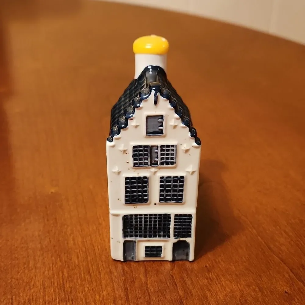 Delft KLM #50 Vintage Blue & White Miniature House